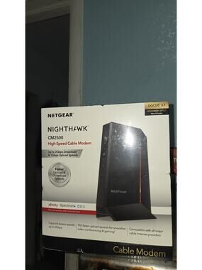 NETGEAR Nighthawk CM2500 DOCSIS 3.1 Mid/High-Split Cable Modem